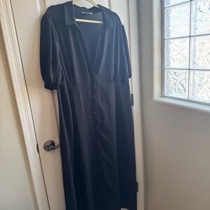 ASOS size 20W midi length button up dress